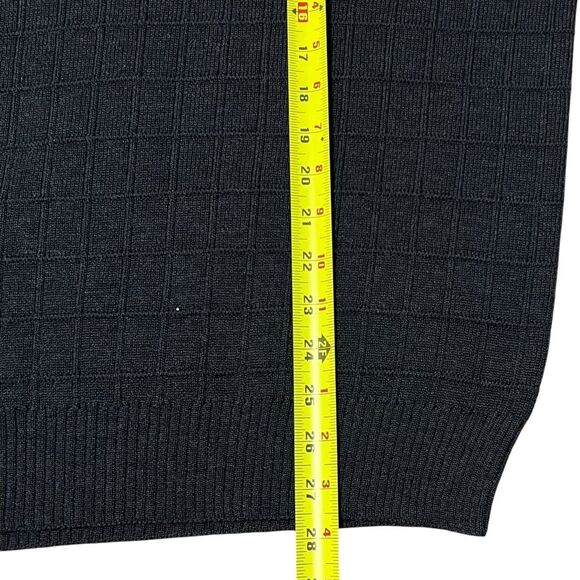 Vintage Bobby Jones Men’s Sweater Sz L Extra Fine Merino Wool Grey Golf Casual - Picture 4 of 6